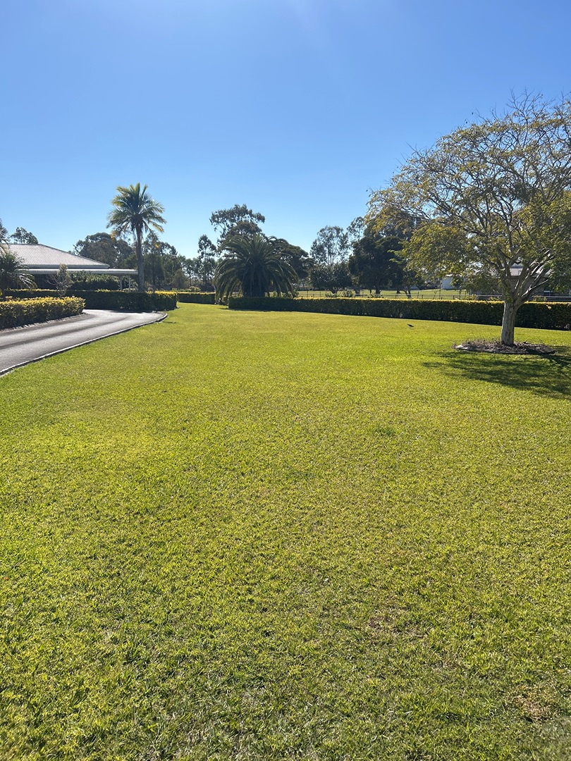 Manicured acreage lawn – Upper Caboolture